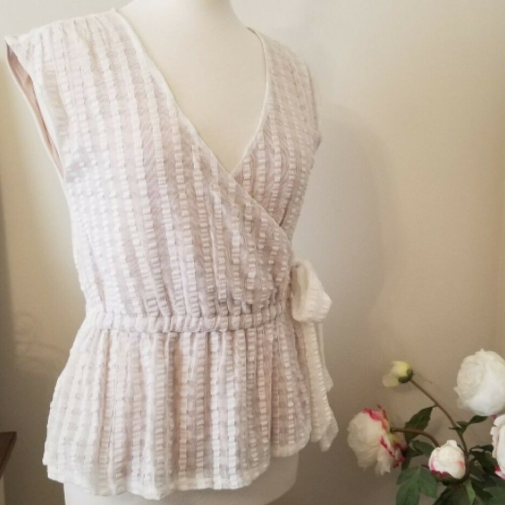Anthropologie Wrap Blouse
